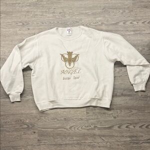 Angel Cream and Gold Embroidered Top